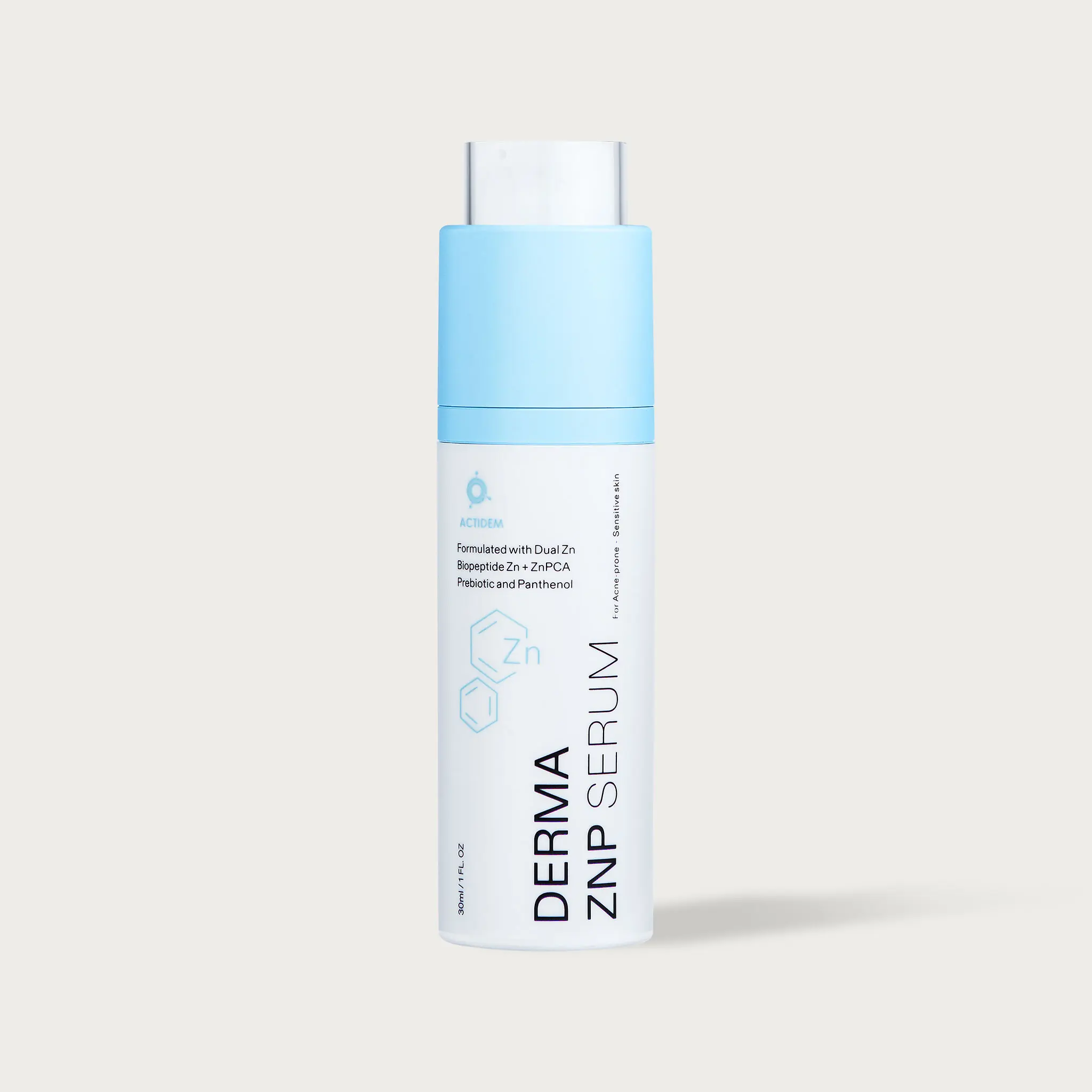 Tinh chất hỗ trợ giảm mụn và kiểm soát dầu Actidem Derma ZNP Serum 30ml